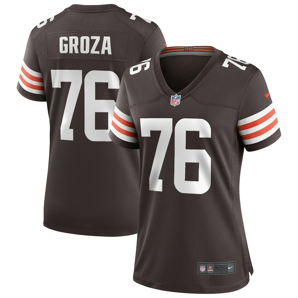 Lou Groza Cleveland Browns Women's Game Retired Player Jersey Brown - Nike