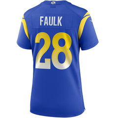 Marshall Faulk Los Angeles Rams Women's Game Retired Player Jersey Royal - Nike