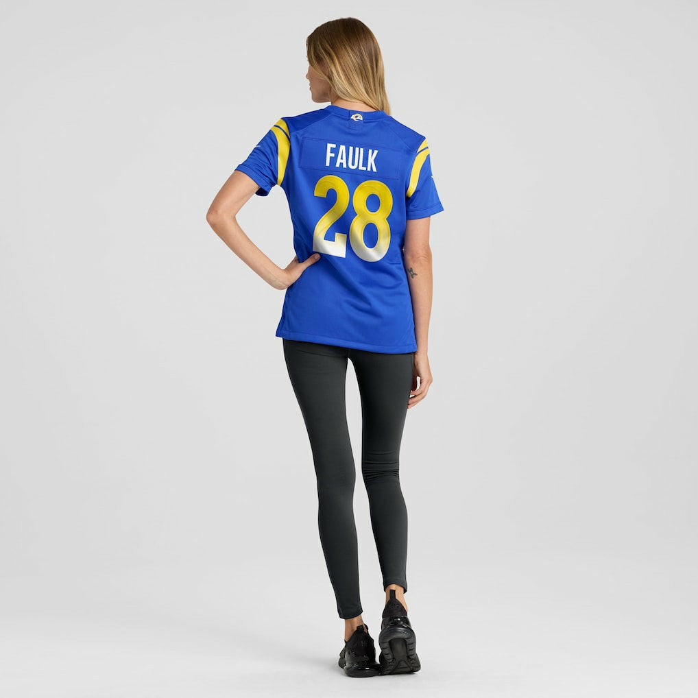 Marshall Faulk Los Angeles Rams Women's Game Retired Player Jersey Royal - Nike