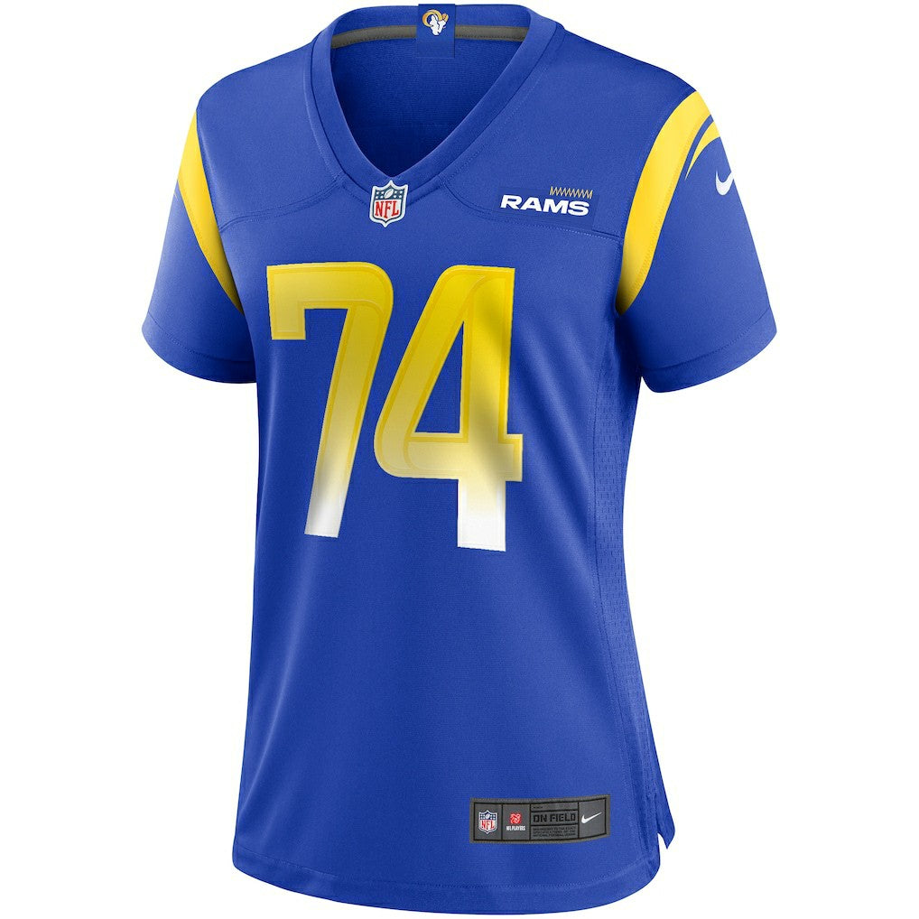 Merlin Olsen Los Angeles Rams Women's Game Retired Player Jersey Royal - Nike