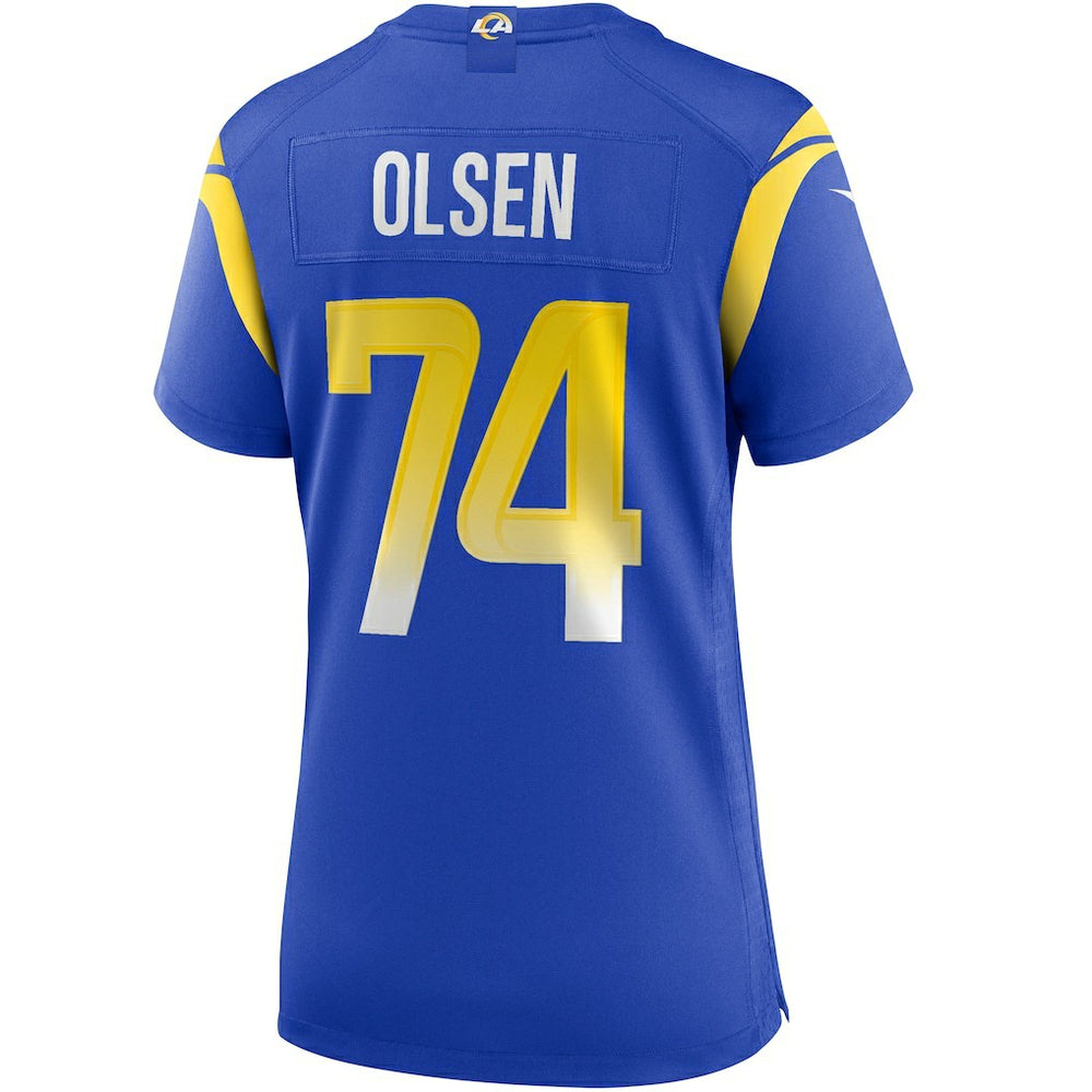 Merlin Olsen Los Angeles Rams Women's Game Retired Player Jersey Royal - Nike