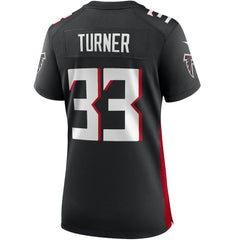 Michael Turner Atlanta Falcons Women's Game Retired Player Jersey Black - Nike