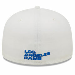 Los Angeles Rams New Era Omaha Ram Head 59FIFTY Fitted Hat White - NFL