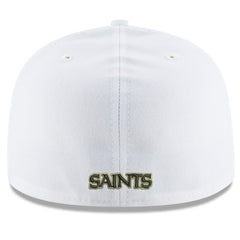 New Orleans Saints New Era Omaha Alternate Logo 59FIFTY Fitted Hat White - NFL