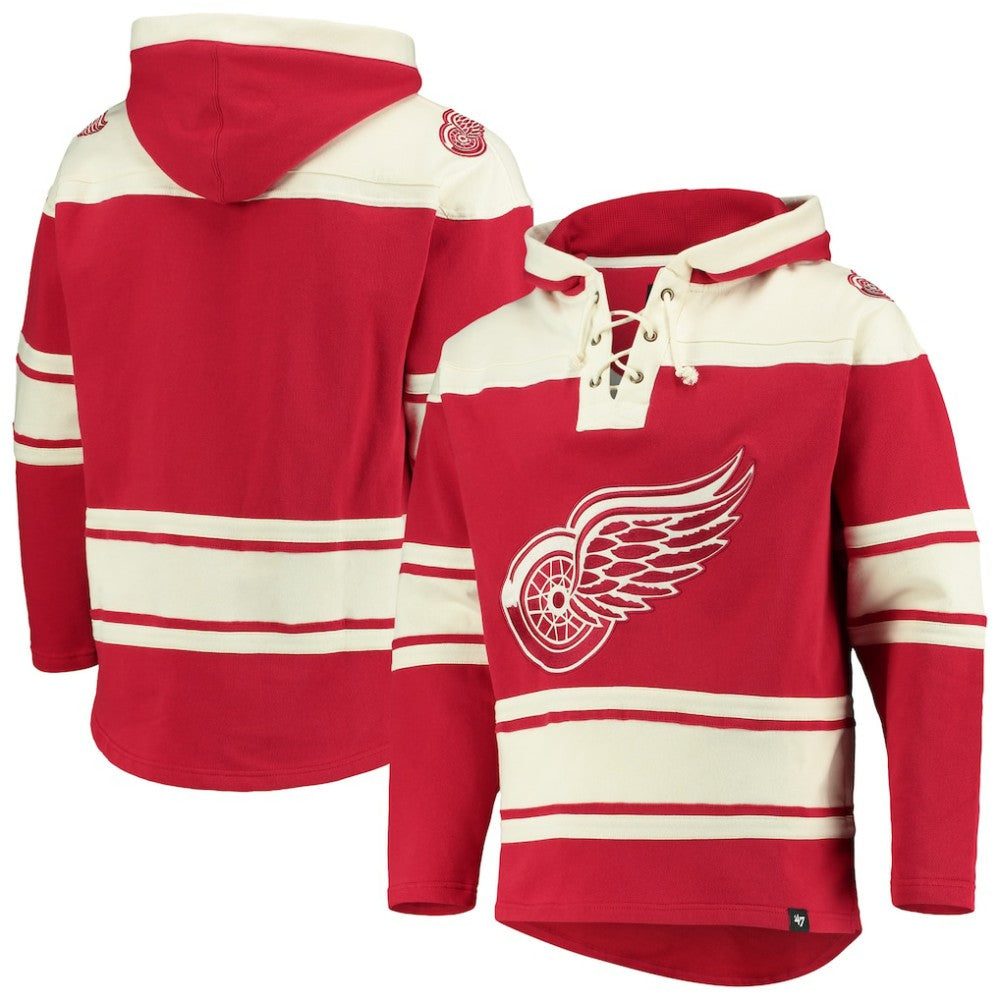 Detroit Red Wings - '47 Superior Lacer Hoodie Red