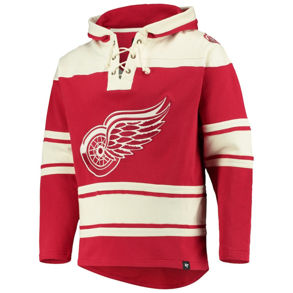 Detroit Red Wings - '47 Superior Lacer Hoodie Red