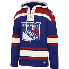 New York Rangers '47 Superior Lacer Hoodie Blue