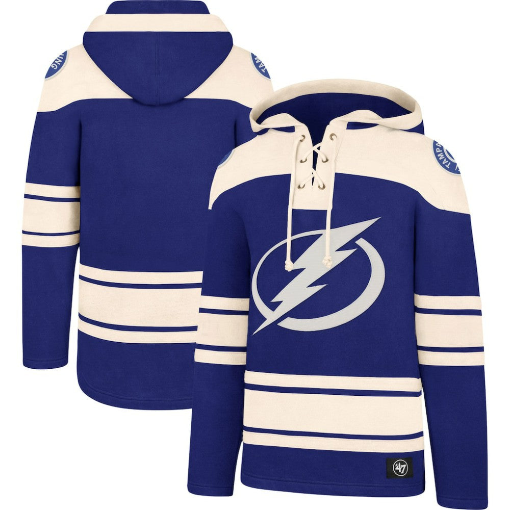 Tampa Bay Lightning - '47 Superior Lacer Hoodie Blue