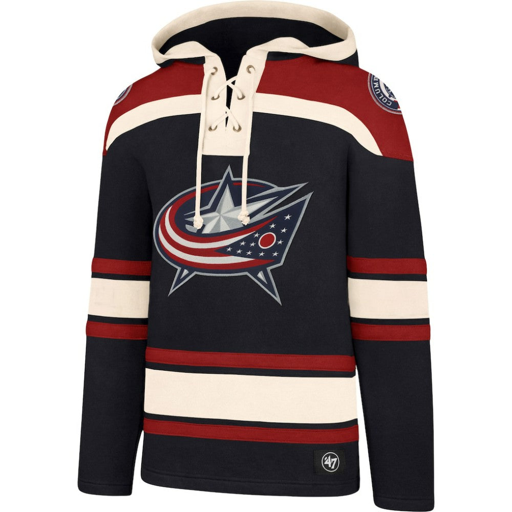 Columbus Blue Jackets - '47 Superior Lacer Hoodie Navy