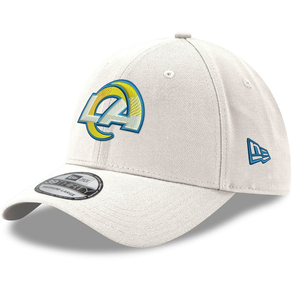 Los Angeles Rams New Era LA Logo Iced II 39THIRTY Flex Hat White - NFL