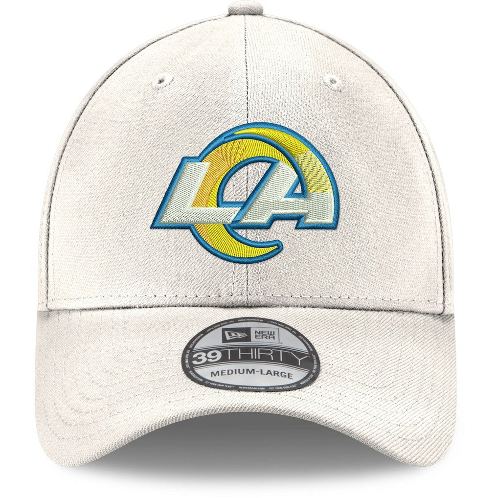 Los Angeles Rams New Era LA Logo Iced II 39THIRTY Flex Hat White - NFL