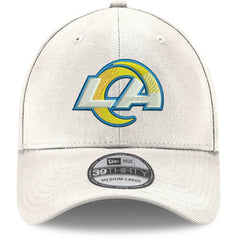 Los Angeles Rams New Era LA Logo Iced II 39THIRTY Flex Hat White - NFL