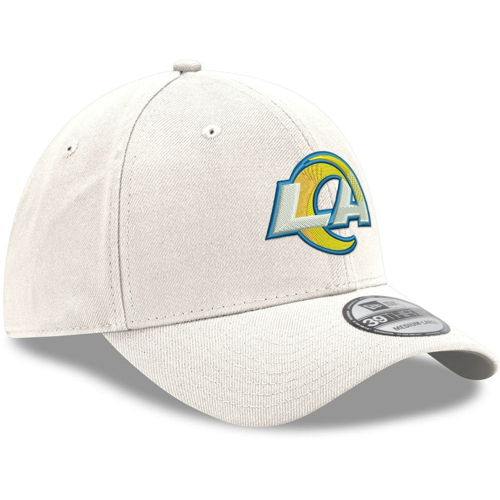 Los Angeles Rams New Era LA Logo Iced II 39THIRTY Flex Hat White - NFL
