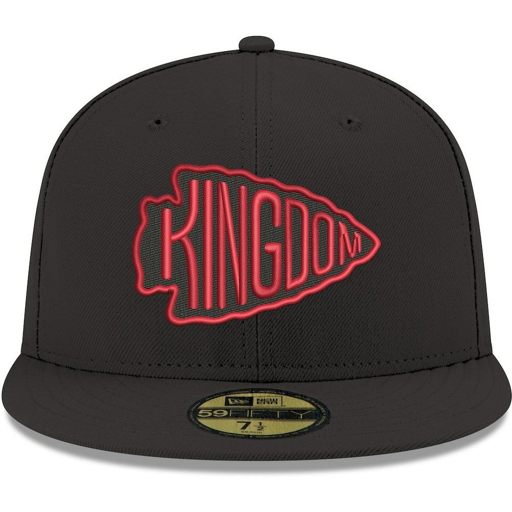 Kansas City Chiefs New Era Omaha 59FIFTY Fitted Hat Black - NFL