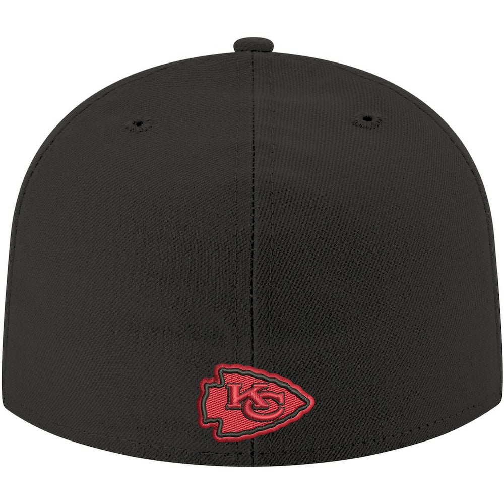 Kansas City Chiefs New Era Omaha 59FIFTY Fitted Hat Black - NFL