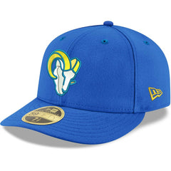 Los Angeles Rams New Era Omaha Low Profile 59FIFTY Fitted Team Hat Royal - NFL