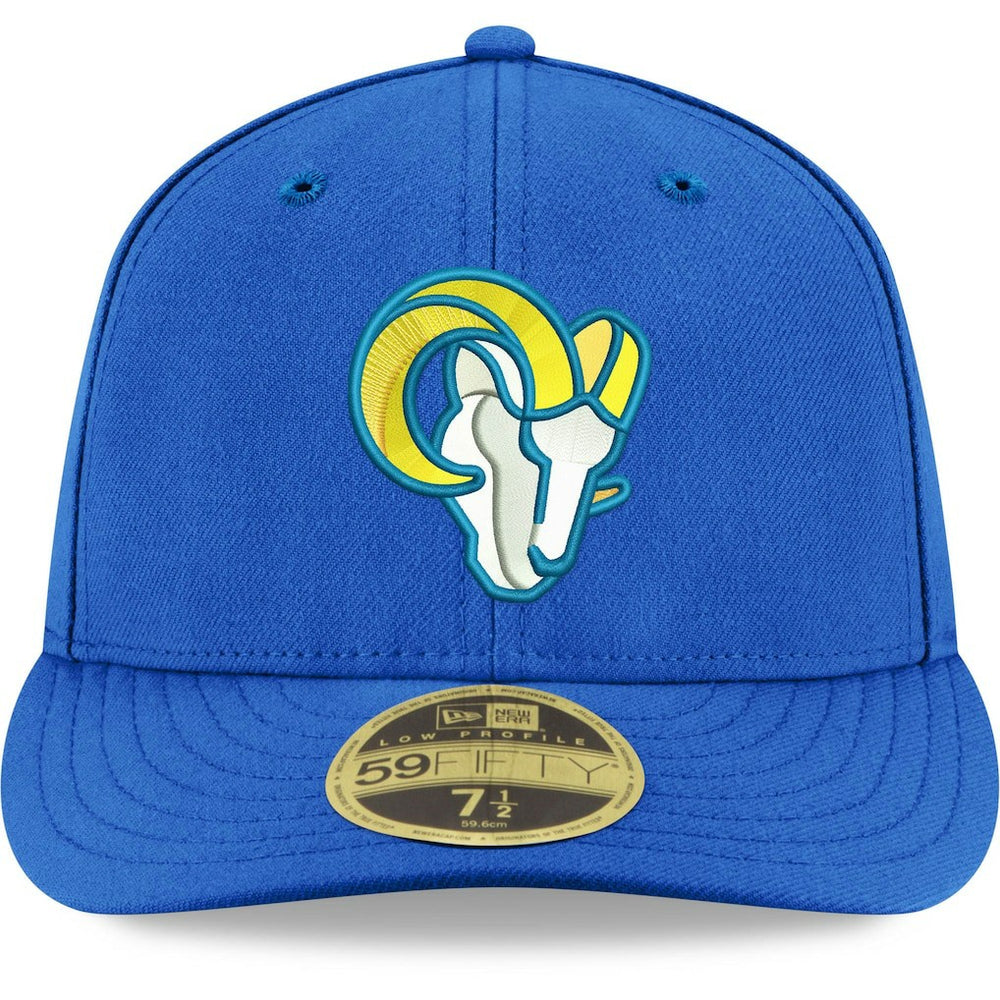 Los Angeles Rams New Era Omaha Low Profile 59FIFTY Fitted Team Hat Royal - NFL
