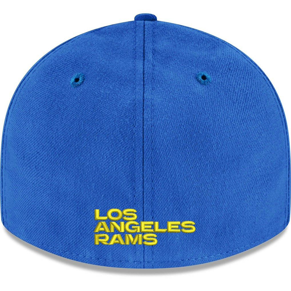 Los Angeles Rams New Era Omaha Low Profile 59FIFTY Fitted Team Hat Royal - NFL