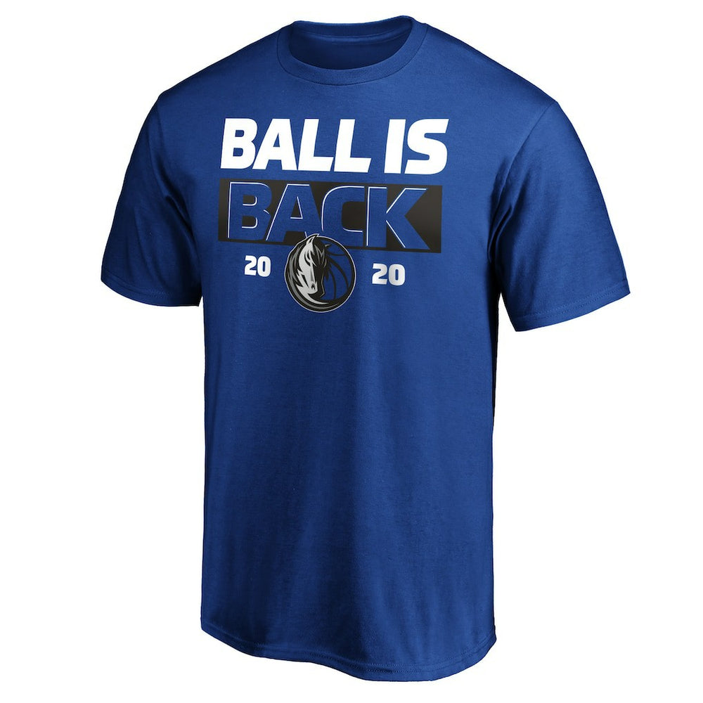 NBA - Dallas Mavericks Ball Is Back T-Shirt - Royal