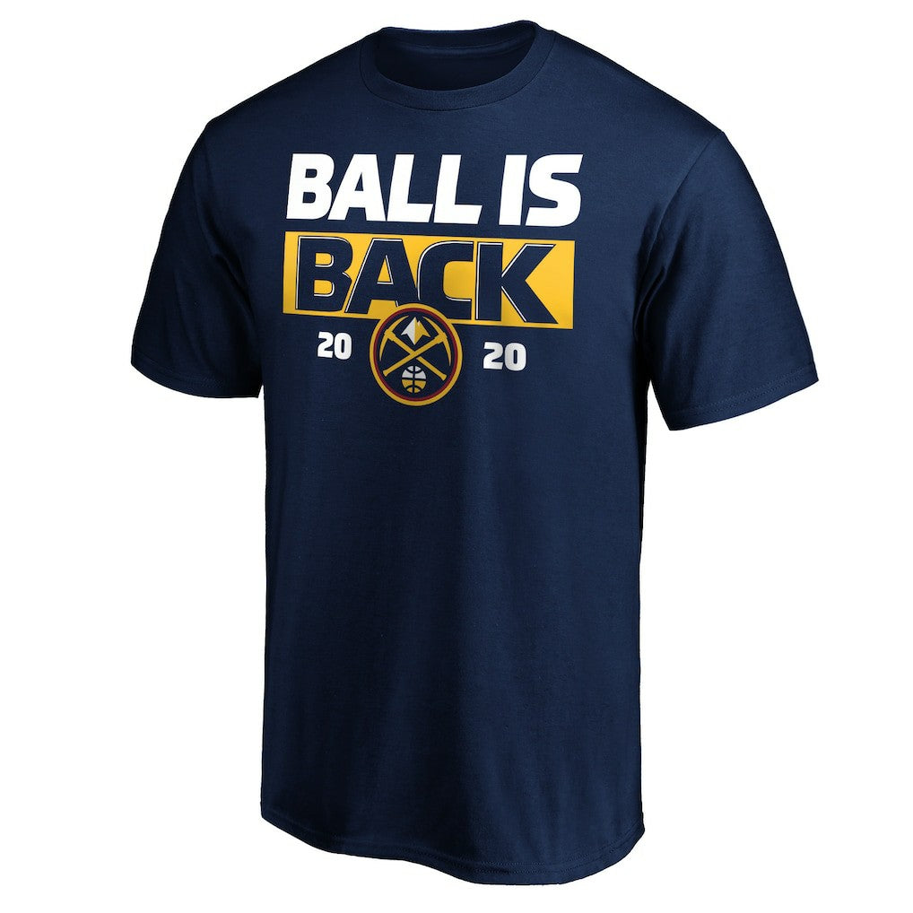 NBA - Denver Nuggets Ball Is Back T-Shirt - Navy