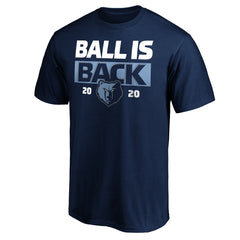 NBA - Memphis Grizzlies Ball Is Back T-Shirt - Navy