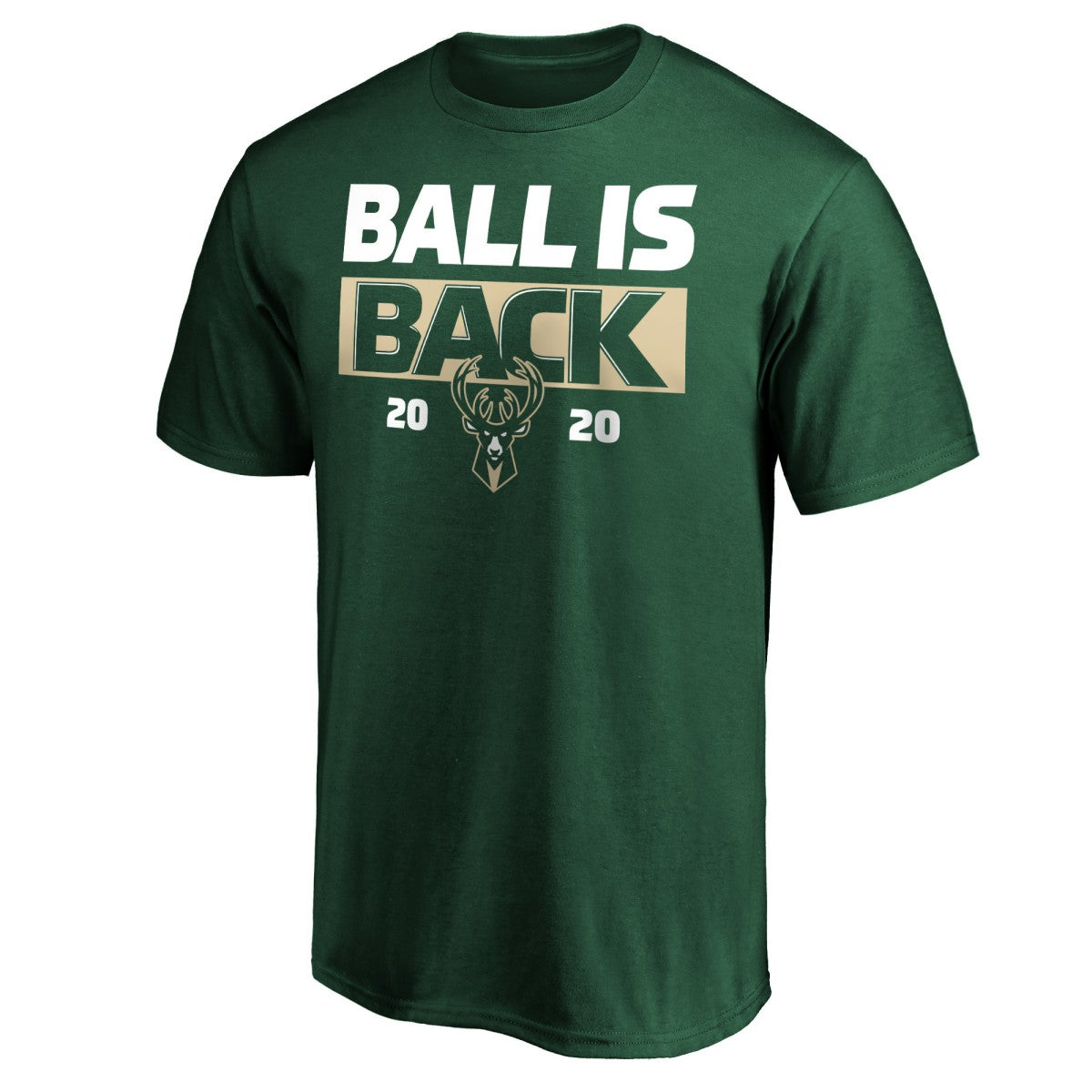 NBA - Milwaukee Bucks Ball Is Back T-Shirt - Green