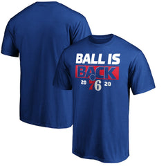 NBA - Philadelphia 76ers Ball Is Back T-Shirt - Royal