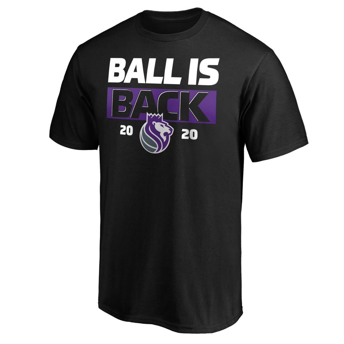 NBA - Sacramento Kings Ball Is Back T-Shirt - Black