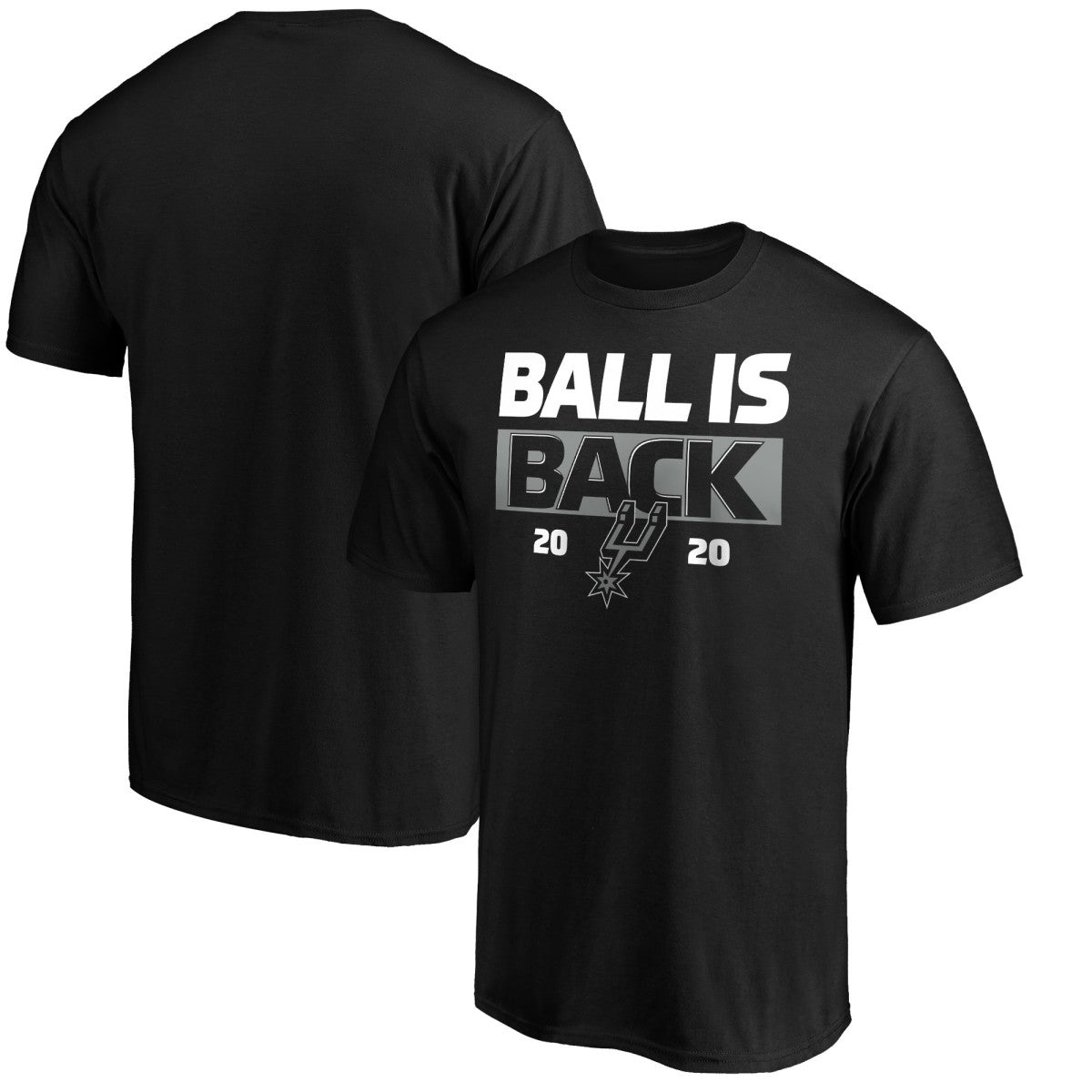 NBA - San Antonio Spurs Ball Is Back T-Shirt - Black