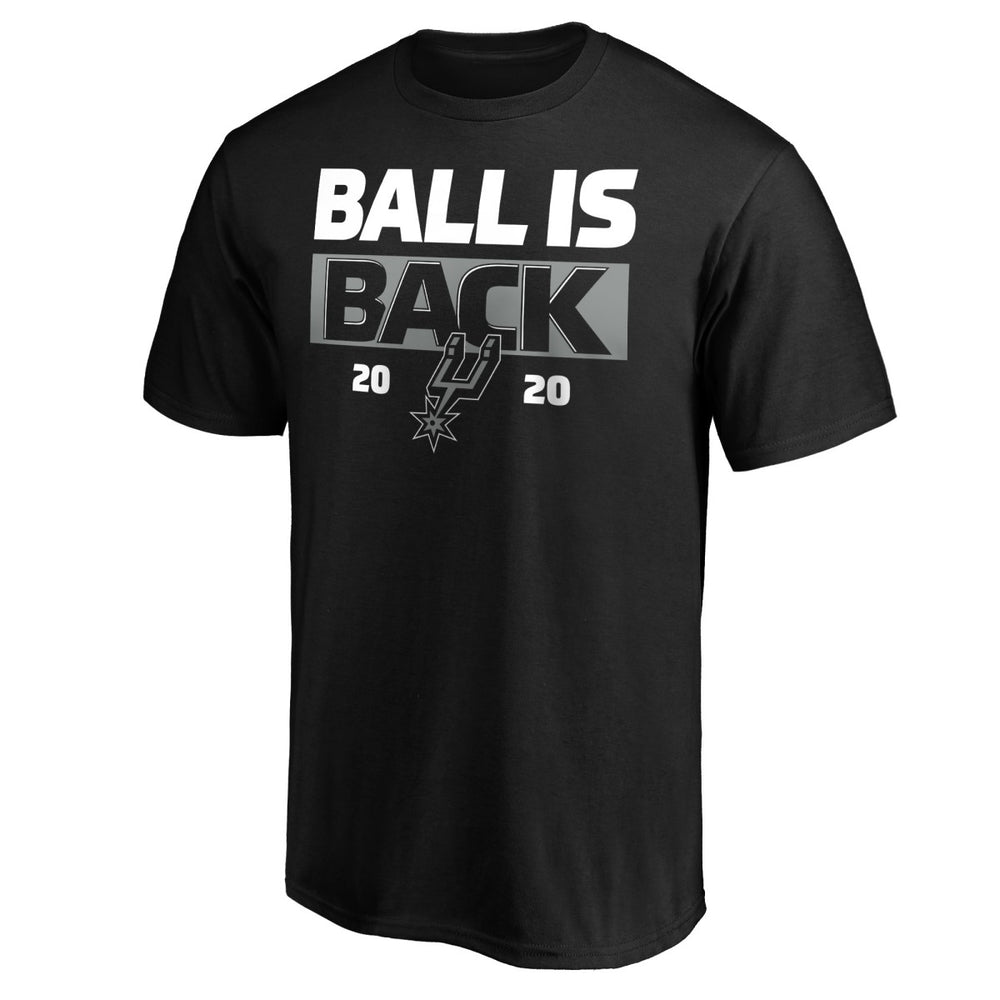 NBA - San Antonio Spurs Ball Is Back T-Shirt - Black