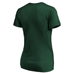 NBA - Milwaukee Bucks Women's Ball Is Back V-Neck T-Shirt - Green