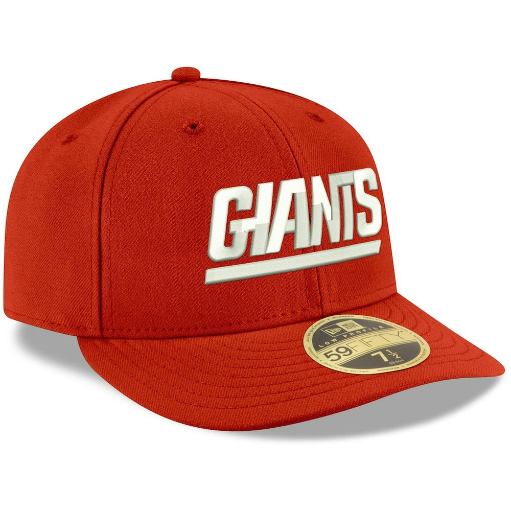 New York Giants New Era Omaha Throwback Low Profile 59FIFTY Fitted Hat Red - NFL