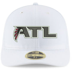 Atlanta Falcons New Era Omaha Low Profile 59FIFTY Fitted Hat White - NFL