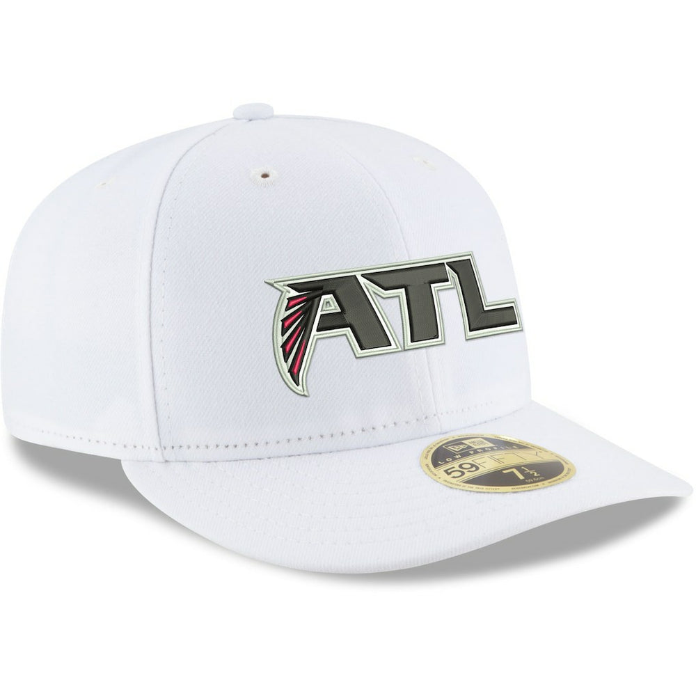 Atlanta Falcons New Era Omaha Low Profile 59FIFTY Fitted Hat White - NFL