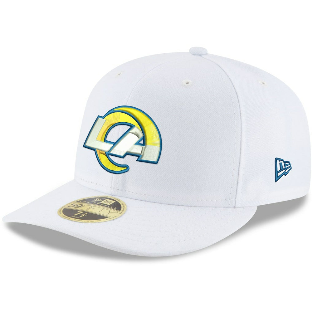 Los Angeles Rams New Era Omaha Low Profile 59FIFTY Fitted Hat White - NFL