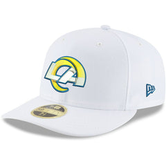 Los Angeles Rams New Era Omaha Low Profile 59FIFTY Fitted Hat White - NFL