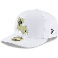 New Orleans Saints New Era Omaha Low Profile 59FIFTY Fitted Hat White - NFL
