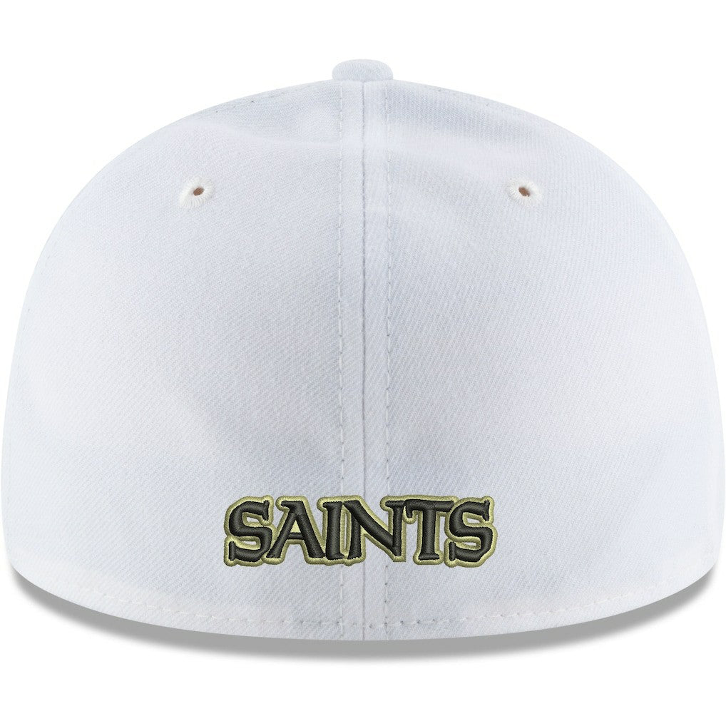 New Orleans Saints New Era Omaha Low Profile 59FIFTY Fitted Hat White - NFL