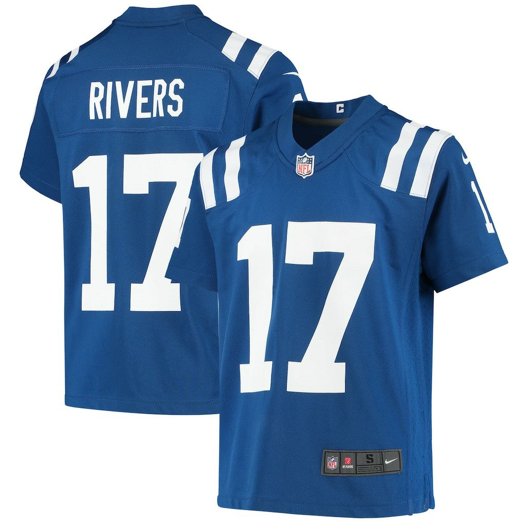 Philip Rivers Indianapolis Colts Youth Game Jersey Royal - Nike