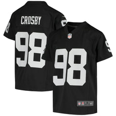 Maxx Crosby Las Vegas Raiders Youth Game Jersey Black - Nike