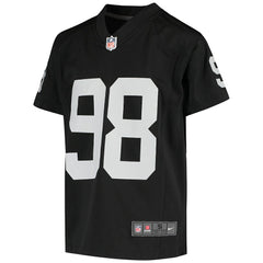 Maxx Crosby Las Vegas Raiders Youth Game Jersey Black - Nike