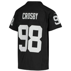 Maxx Crosby Las Vegas Raiders Youth Game Jersey Black - Nike