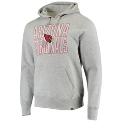 Arizona Cardinals '47 Bevel Pullover Hoodie Heathered Gray - 47 brand