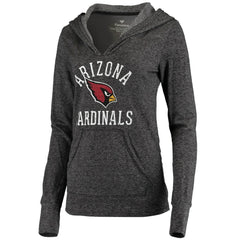 Arizona Cardinals Women's Doubleface Slub Pullover Hoodie Black - Fanatics