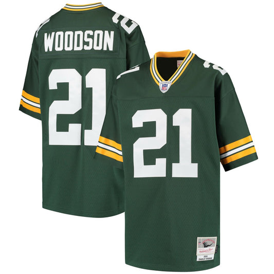 Charles Woodson Green Bay Packers Youth Retired Player Legacy Jersey - Green outlet | NFL Jerseys