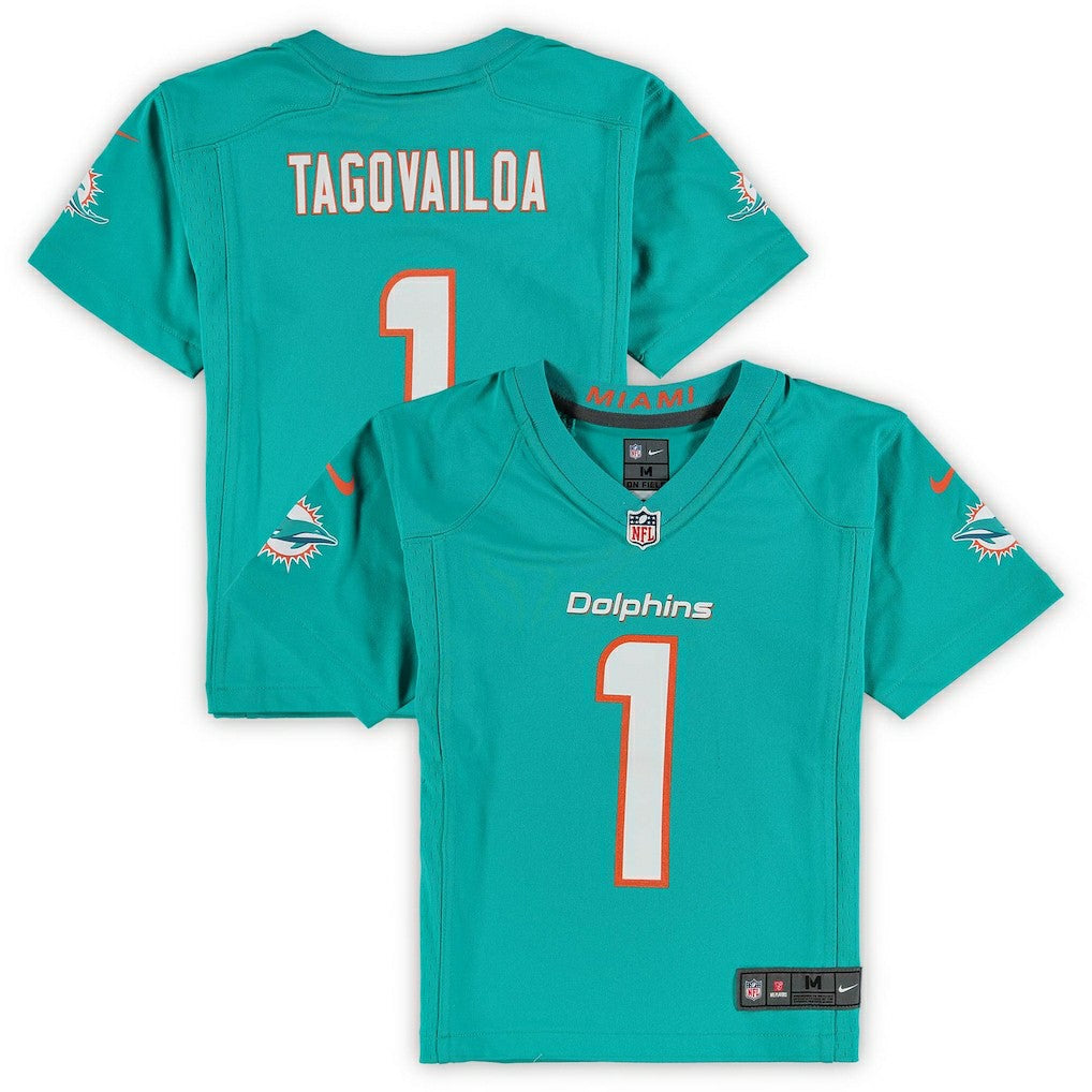Tua Tagovailoa Miami Dolphins Preschool Game Jersey - Aqua | NFL Jerseys