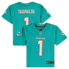 Tua Tagovailoa Miami Dolphins Preschool Game Jersey Aqua - Nike