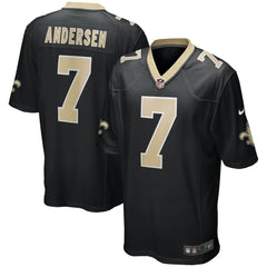 Morten Andersen New Orleans Saints Game Retired Player Jersey Black - Nike
