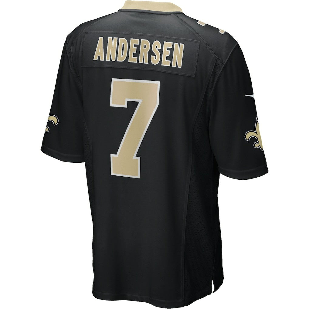 Morten Andersen New Orleans Saints Game Retired Player Jersey Black - Nike