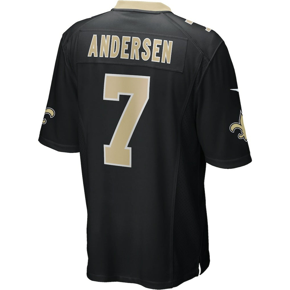 Morten Andersen New Orleans Saints Game Retired Player Jersey Black - Nike